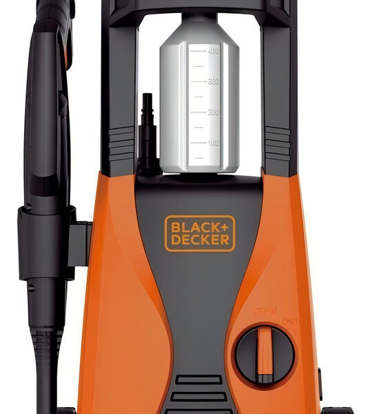 Lavadora de alta pressão Black+Decker PW1450TDL preto e laranja de 1400W com 1512psi de pressão máxima 220V
