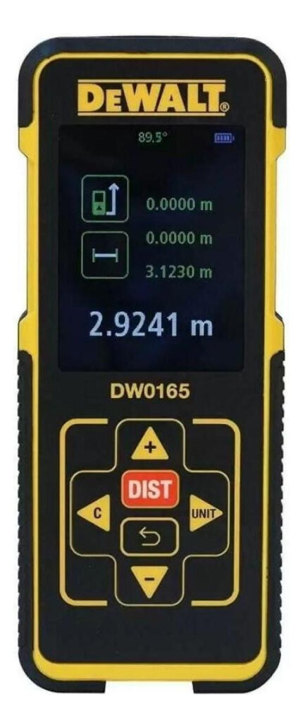 Trena A Laser 50m Dewalt Dw0165n Amarelo E Preto
