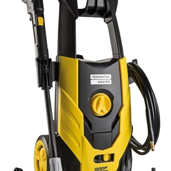 Lavadora De Alta Pressão Com 1800w Master Para Uso Moderado 1900psi Amarelo e Preto Tramontina 127v