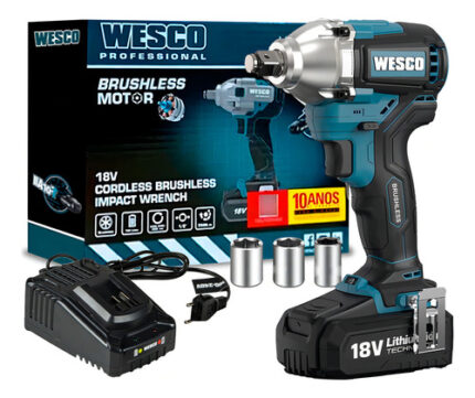 Chave De Impacto A Bateria Brushless Soquetes Ws2407.1 Wesco